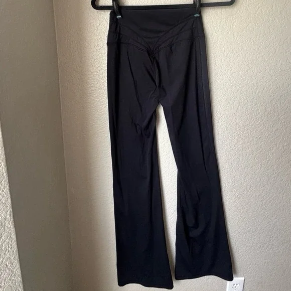 Anna-Kaci for Target High Waist Flare Leg Yoga Pants size SMALL (black) - Picture 4 of 11